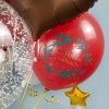 Шар С Новым Годом! Белый и Красный