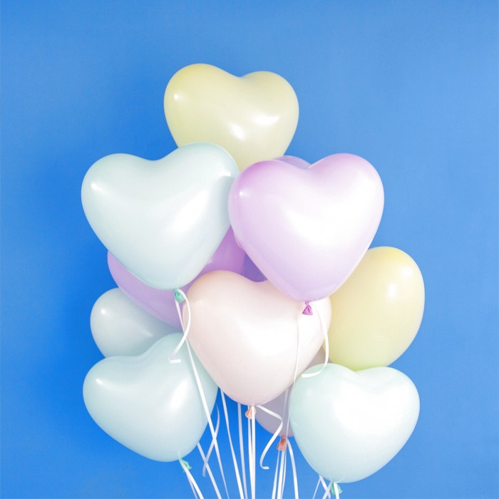 Шар Сердце Ассорти макарунс