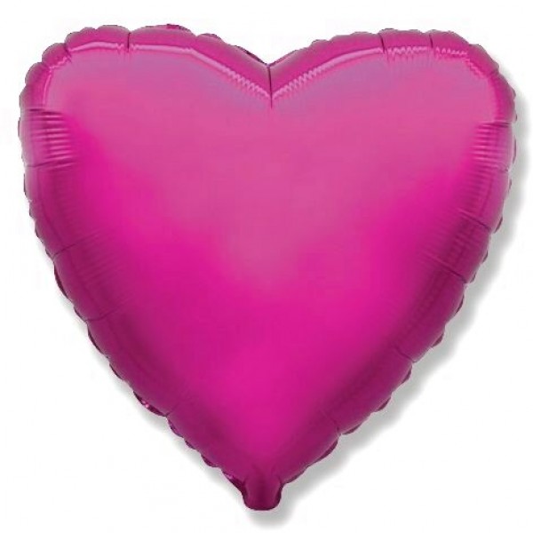 Шар Сердце пурпурный