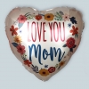 Шар сердце Love you Mom