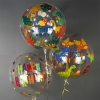 Шар круг Deco Bubble,  Динозаврики Прозрачный