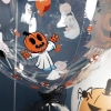 Шар круг  Deco Bubble, Веселый Хэллоуин Прозрачный