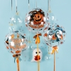 Шар круг  Deco Bubble, Веселый Хэллоуин Прозрачный
