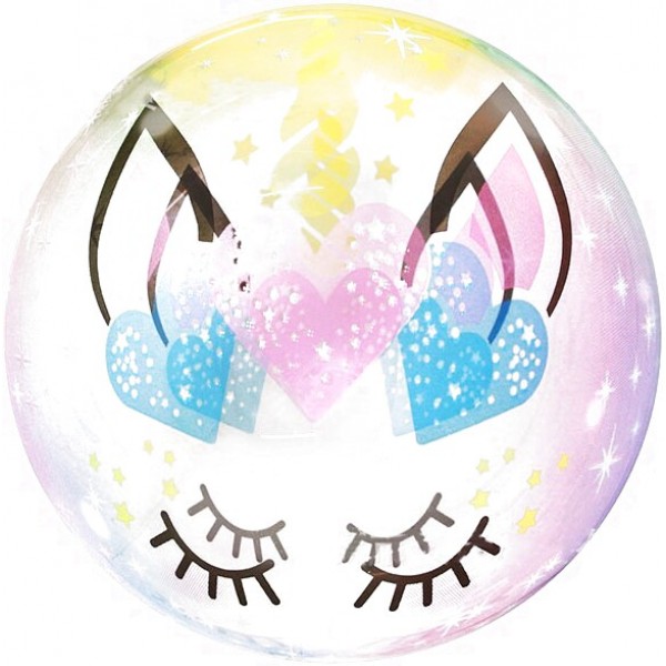 Шар круг Deco Bubble, Звездный единорог