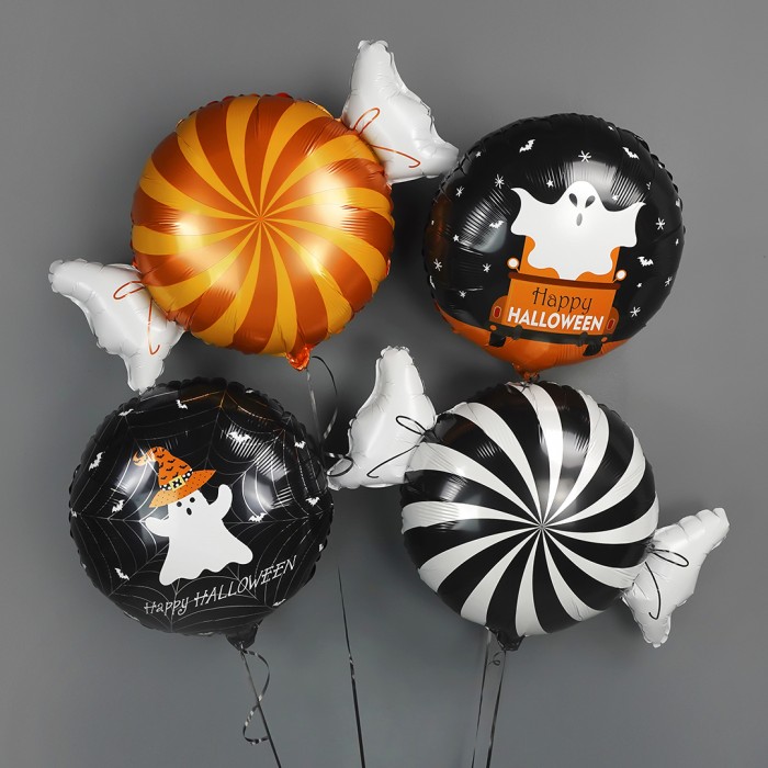 Шар круг, Привидение на Хэллоуин черный