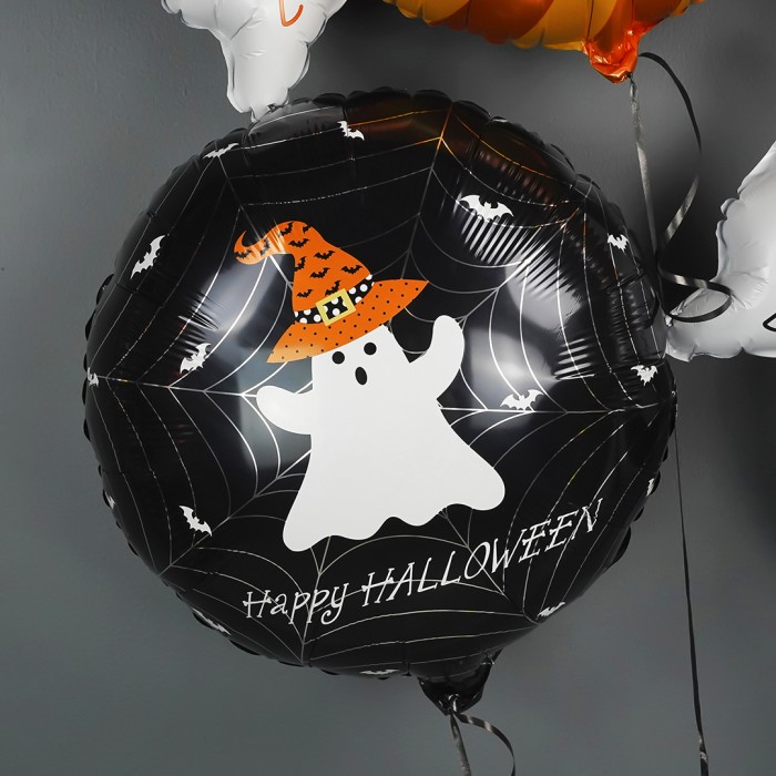 Шар круг, Привидение на Хэллоуин черный