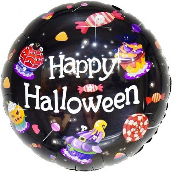 Шар круг, Сладости на Хэллоуин Черный