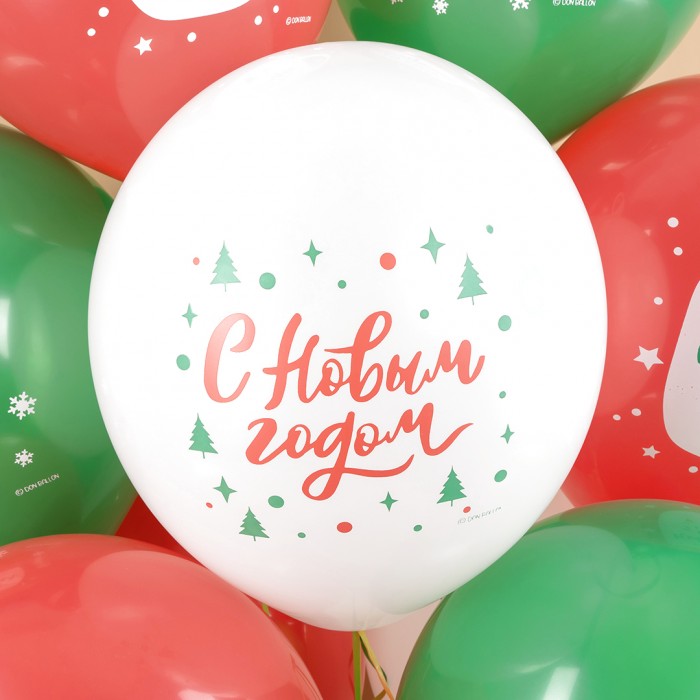 Шар с новым годом снежного настроения