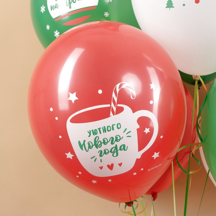 Шар с новым годом снежного настроения