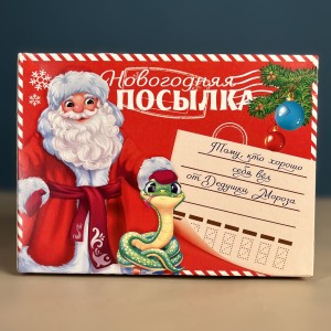Сладкий детский новогодний подарок Новогодняя посылка