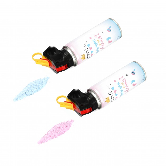 Спрей краска Холи для Гендер Пати Голубой 100 г