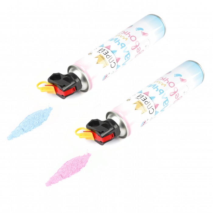 Спрей краска Холи для Гендер Пати голубого цвета