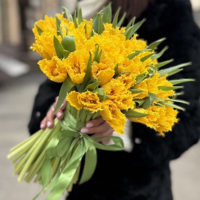 Тюльпан махровый Желтый