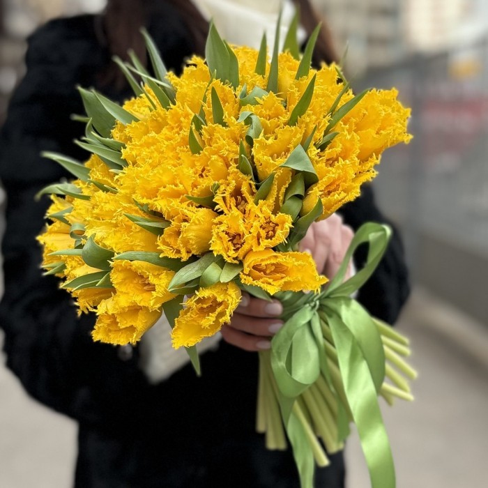 Тюльпан махровый Желтый