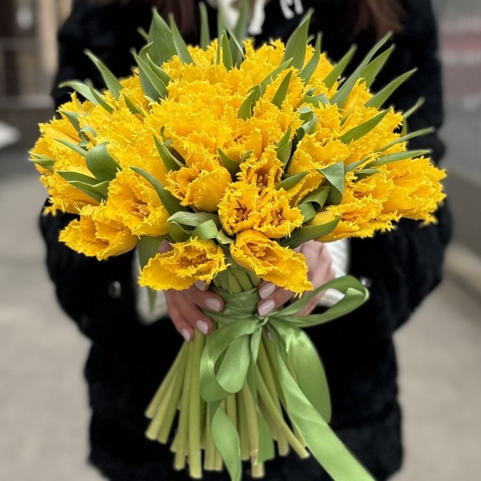 Тюльпан махровый Желтый