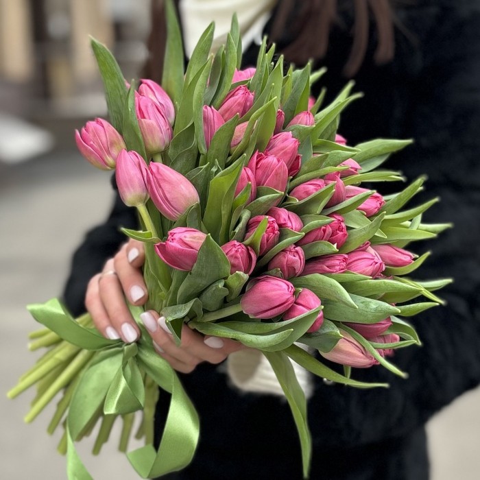 Тюльпан пионовидный розовый  Квин оф Марвел