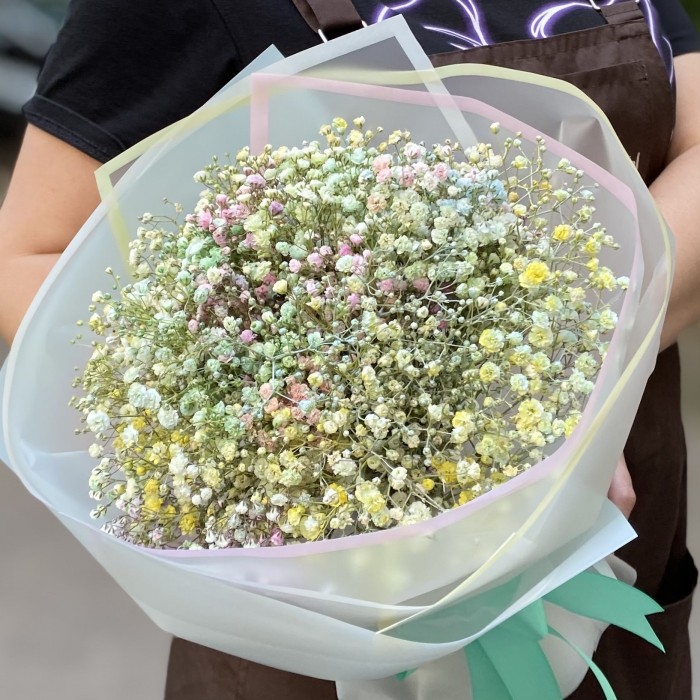 Воздушная гипсофила в упаковке