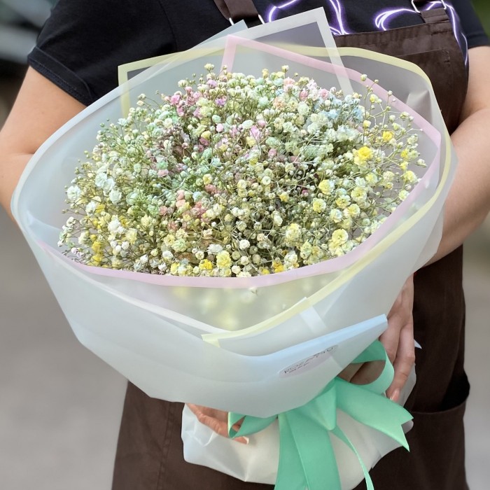 Воздушная гипсофила в упаковке