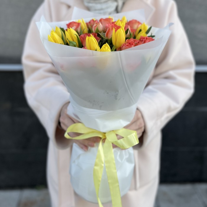 Яркий букет для Мамочки