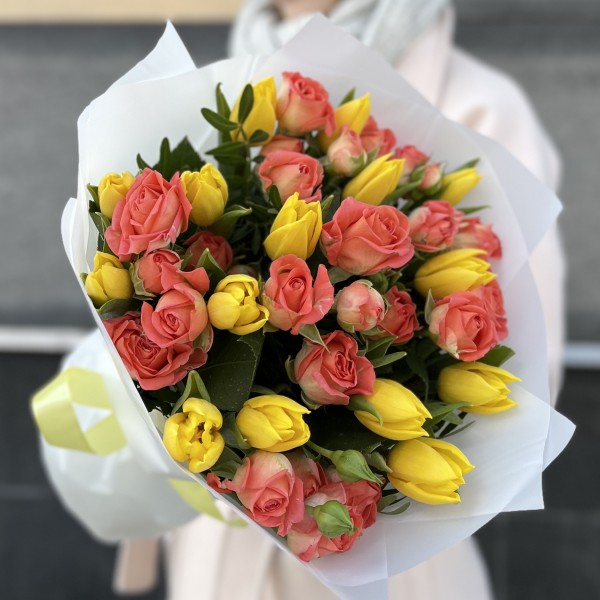 Яркий букет для Мамочки