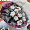 Зимний букет с хлопком Снежный Вальс