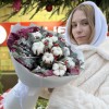 Зимний букет с хлопком Снежный Вальс