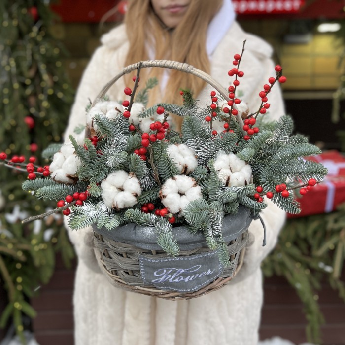 Зимняя композиция Новогодний Час