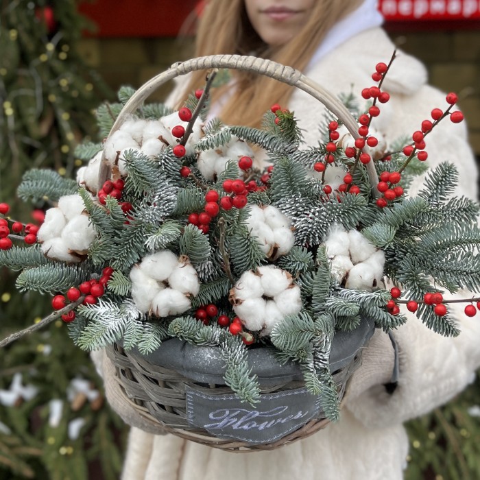 Зимняя композиция Новогодний Час
