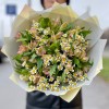 Альстромерии с ромашкой
