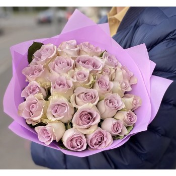 Роза Сиреневая Морнинг Дью (Morning Dew)