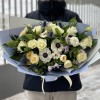 Букет Увлечение с кремовыми анемонами
