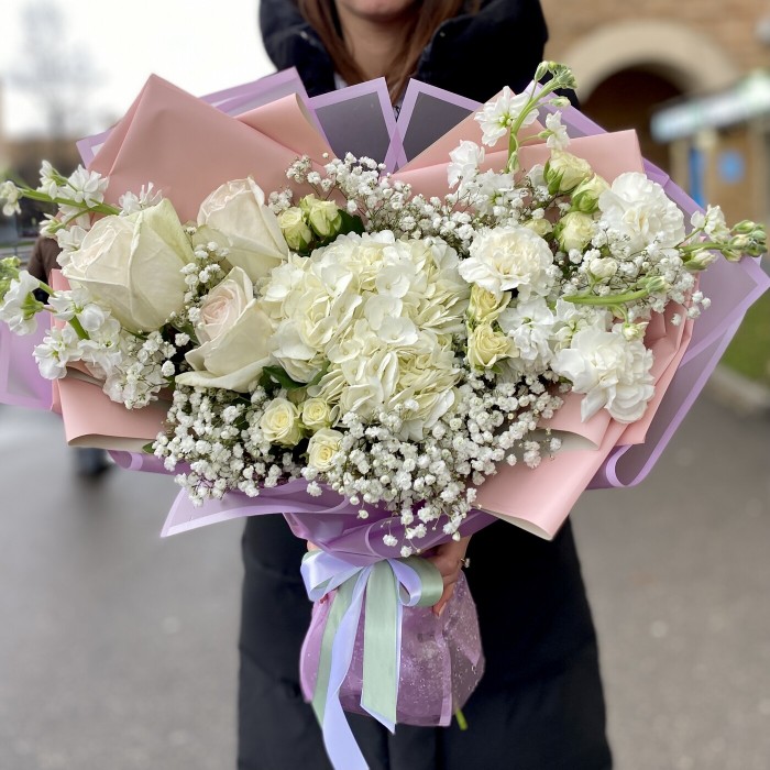 Большой Нежный букет на день рождения