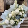 Авторский букет Сказочный лес с гортензией и хризантемой