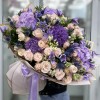 Авторский букет Лунная мелодия с гортензией