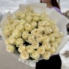 51 белая роза Мондиаль