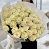51 белая роза Мондиаль
