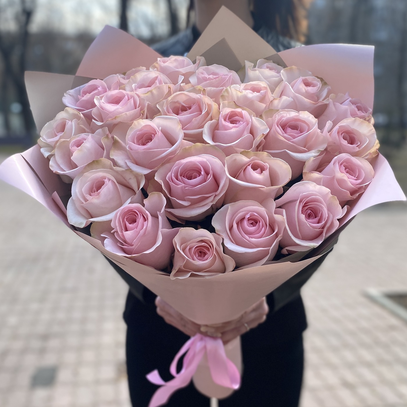 Нежно Розовые Розы Фото