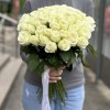 Белая роза 50 см