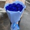 15 синих роз 70 см