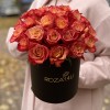 25 роз Лампион в коробке