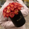 25 роз Лампион в коробке