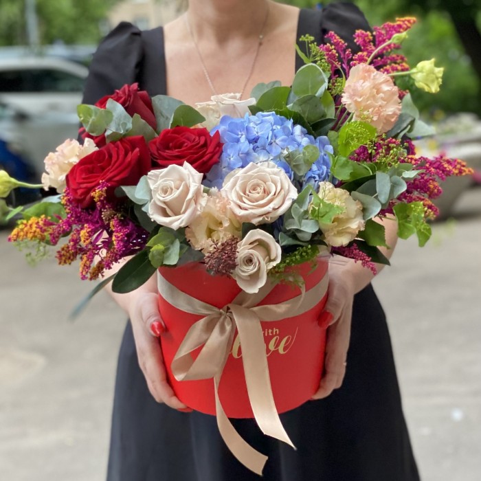 Композиция Утро в Вероне с гортензией