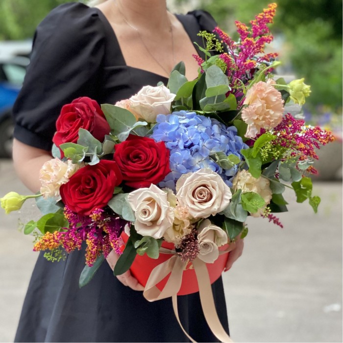 Композиция Утро в Вероне с гортензией