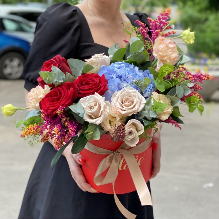 Композиция Утро в Вероне с гортензией