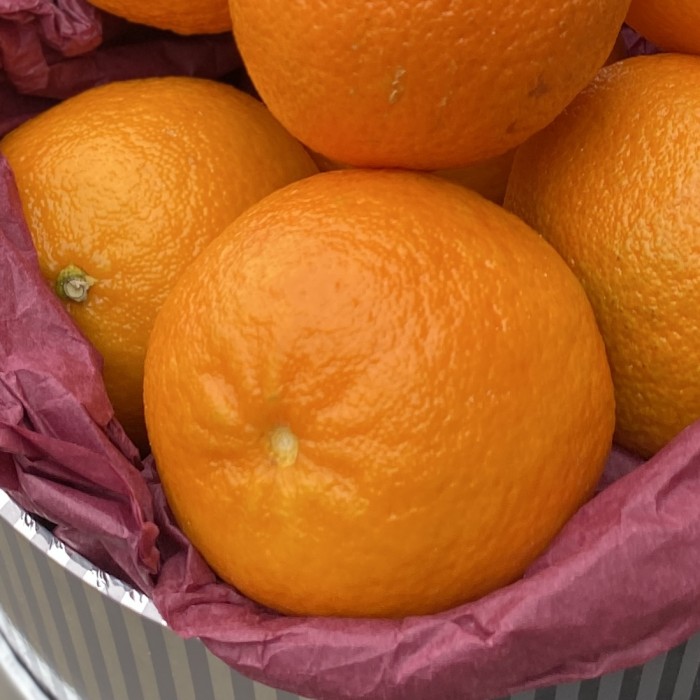 Подарочная коробка с мандаринами