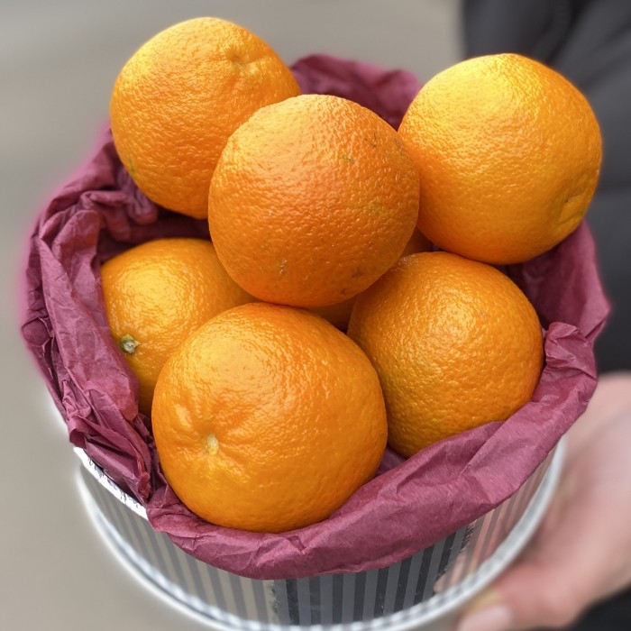 Подарочная коробка с мандаринами