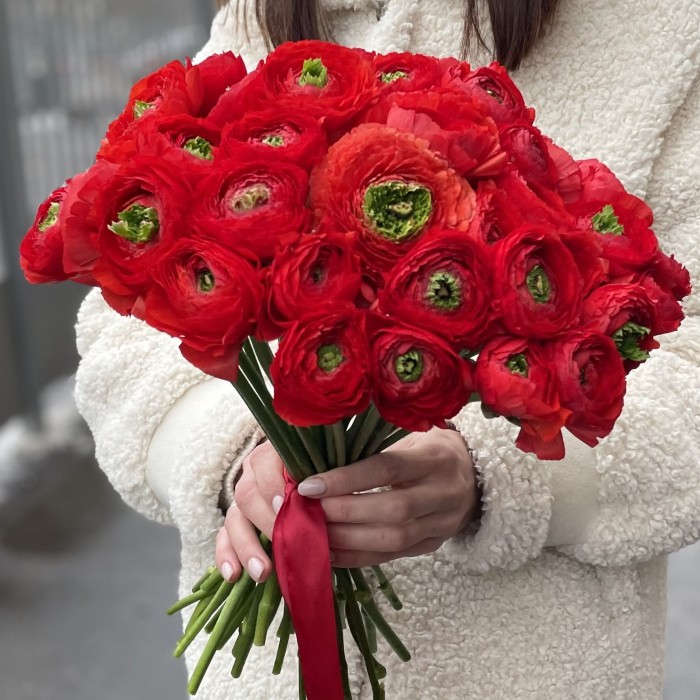 Ранункулюс красный