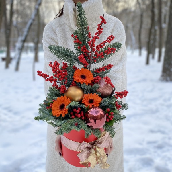 Новогодняя композиция Зимнее очарование