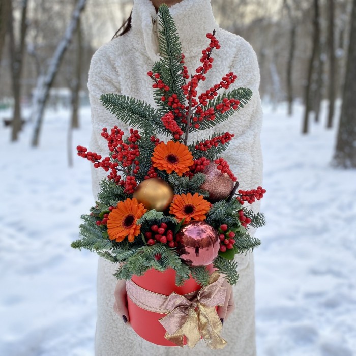 Новогодняя композиция Зимнее очарование