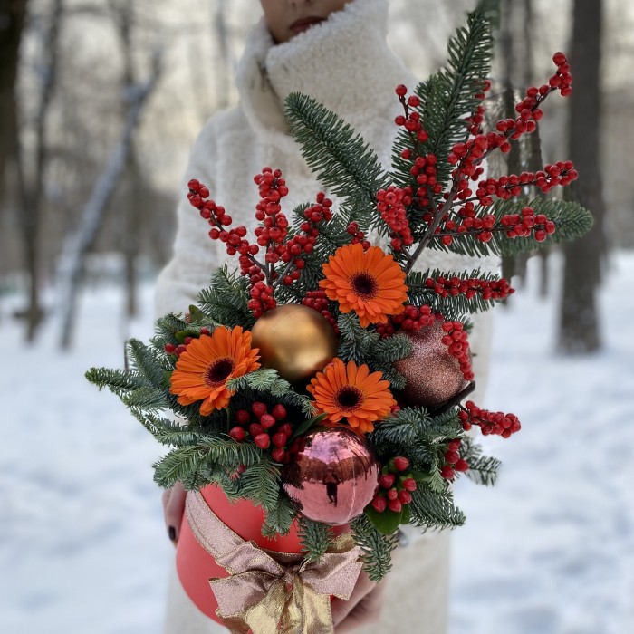 Новогодняя композиция Зимнее очарование